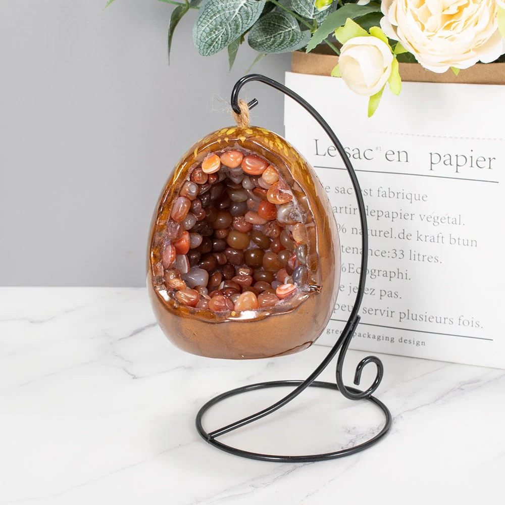 Natural Crystal Dragon Egg Lamp - Image 3