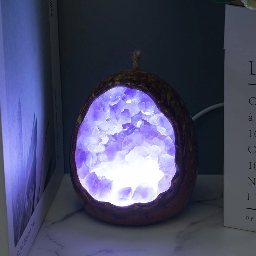 Natural Crystal Dragon Egg Lamp - Image 6