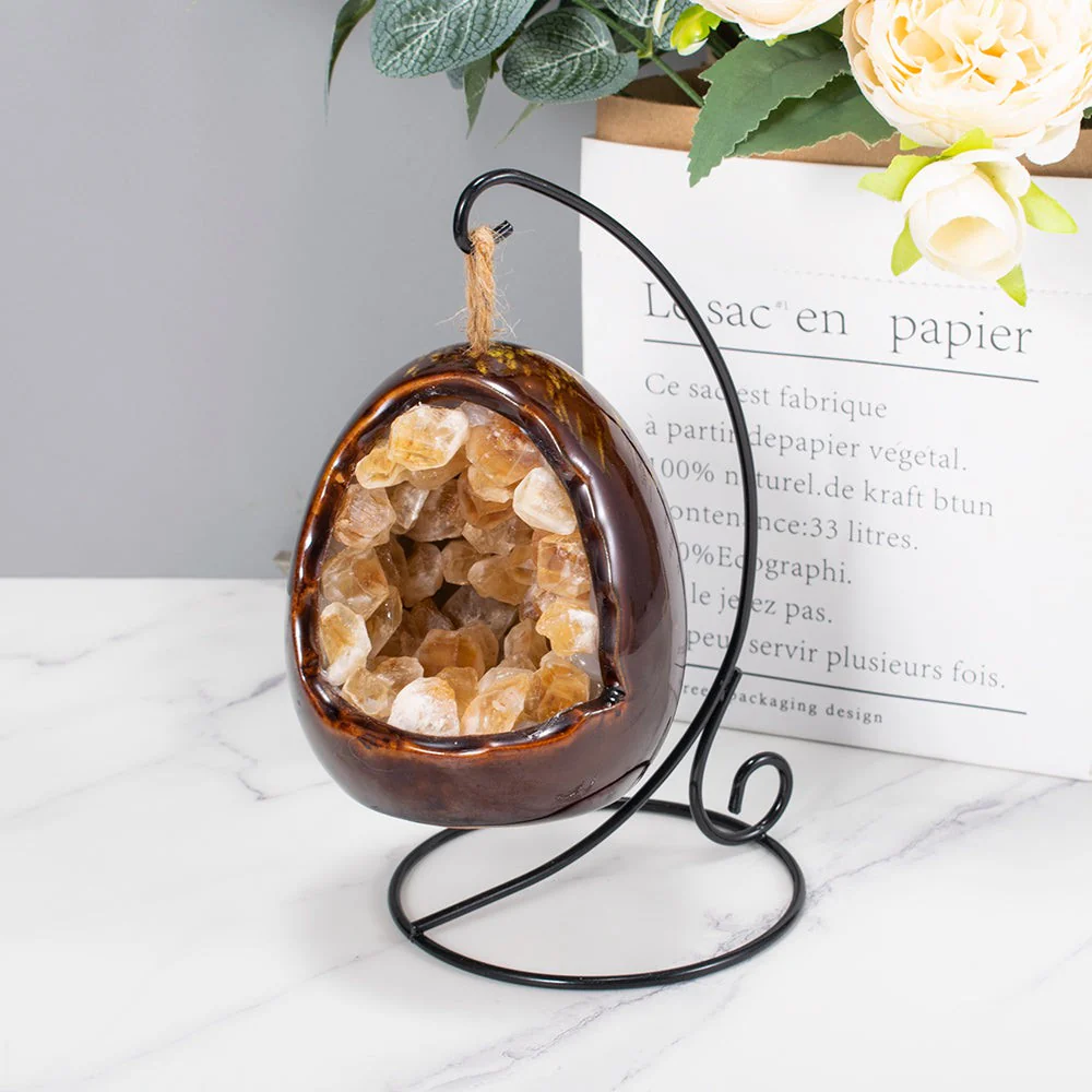 Natural Crystal Dragon Egg Lamp - Image 7