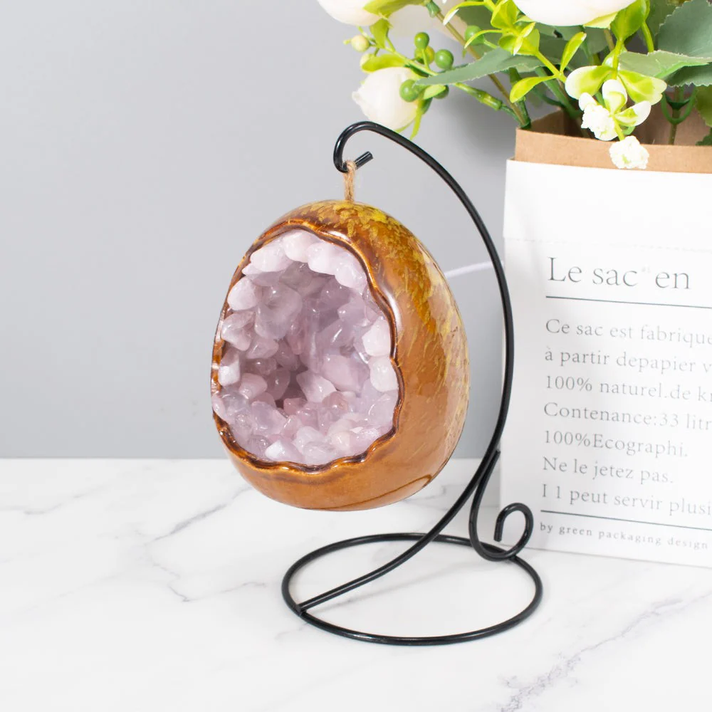 Natural Crystal Dragon Egg Lamp - Image 9