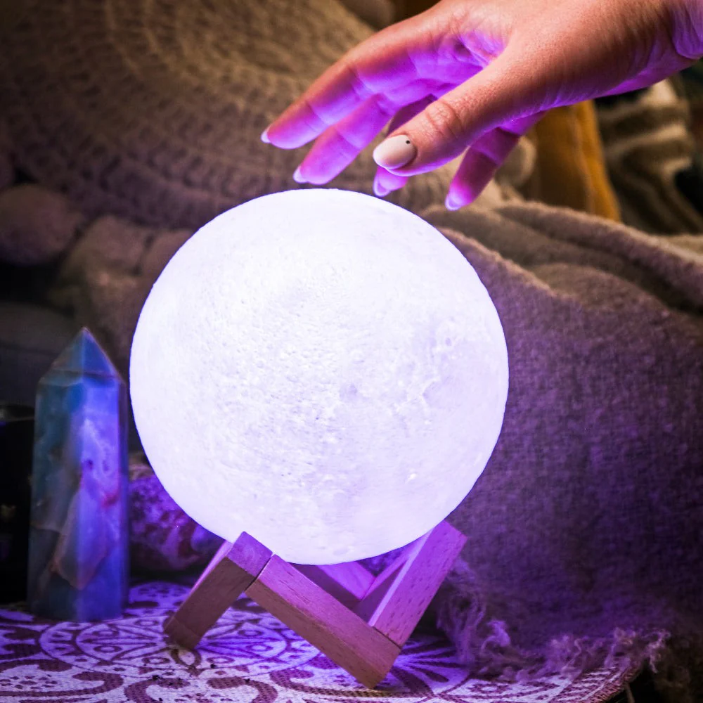 3D Moon Lamp With Moon Night Light - Image 10
