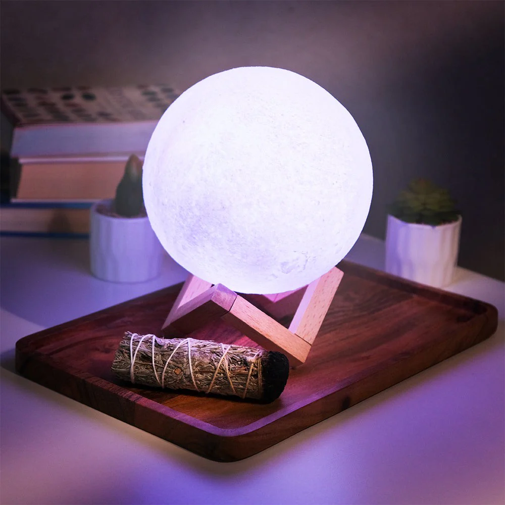 3D Moon Lamp With Moon Night Light - Image 11