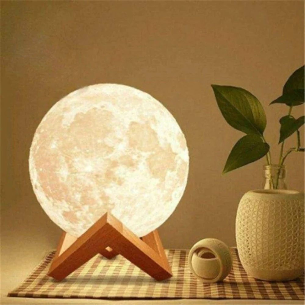 3D Moon Lamp With Moon Night Light - Image 13