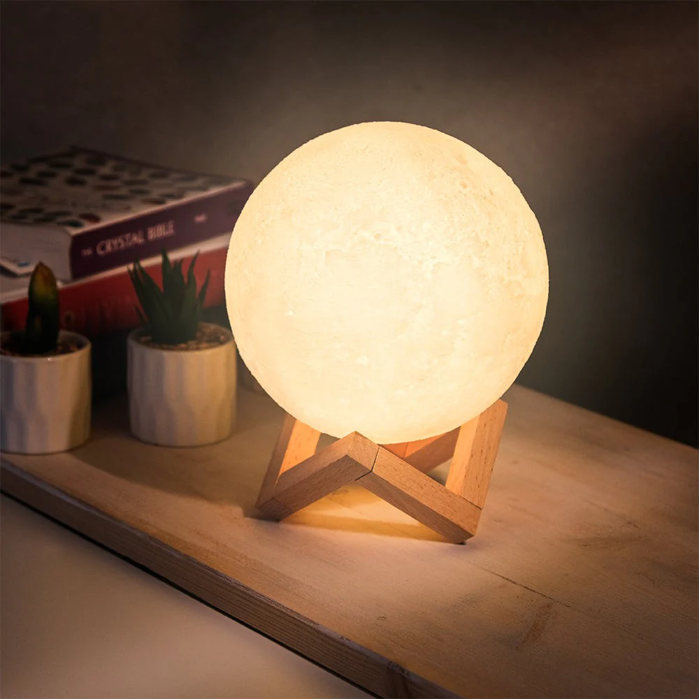3D Moon Lamp With Moon Night Light - Image 15