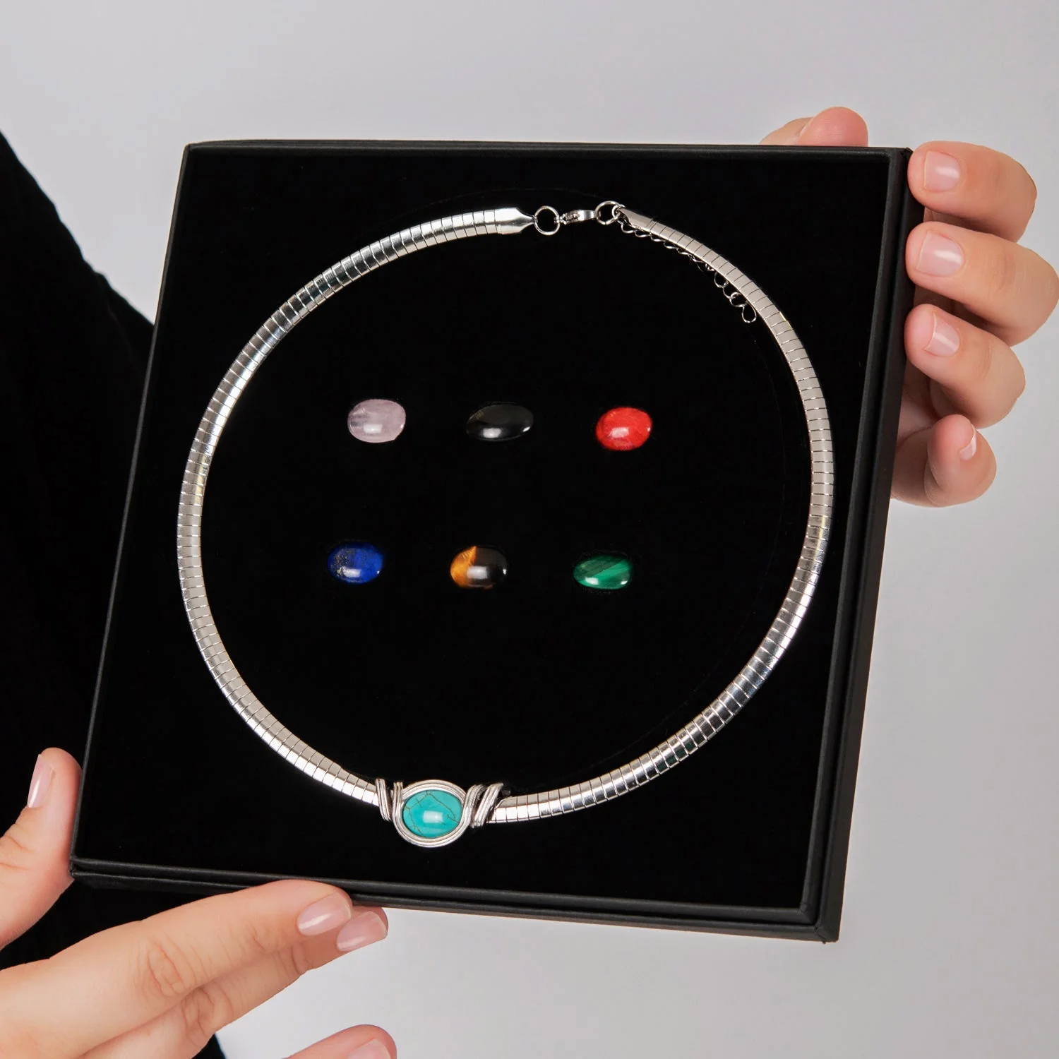 Interchangeable Gemstone Necklace - Image 2