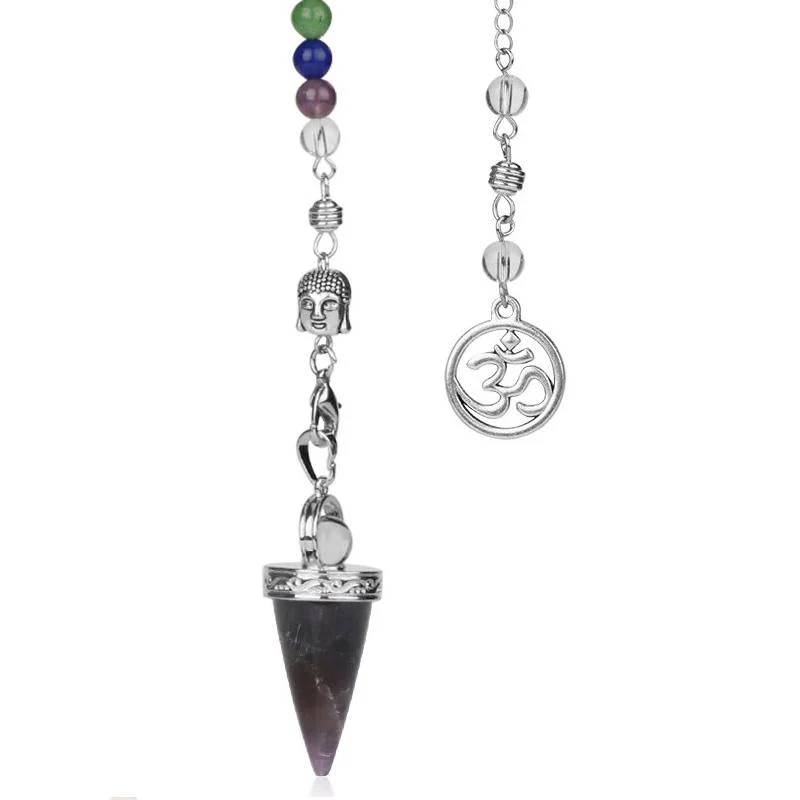 7 Chakra Crystal Pendulum - Image 3