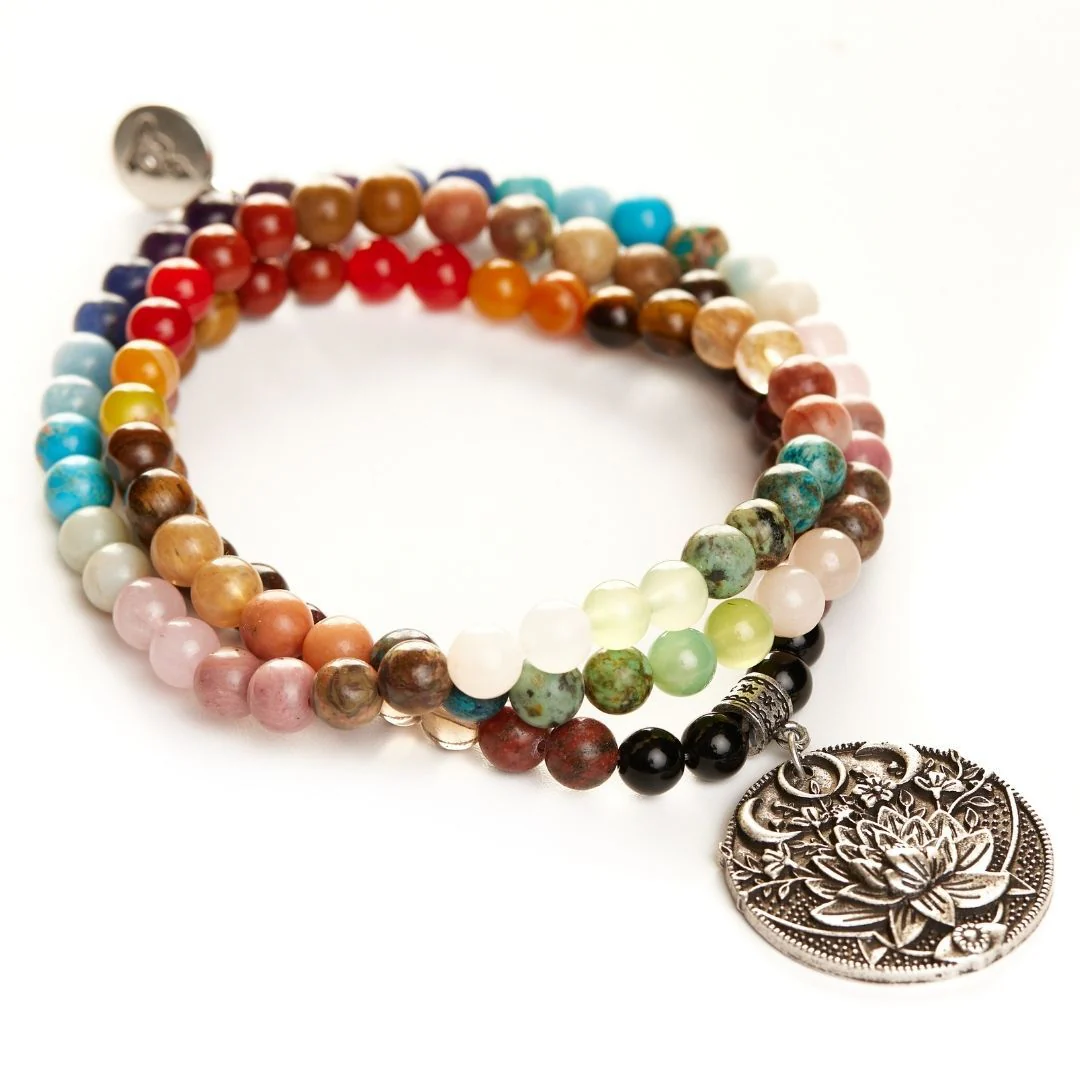 7 Chakra Gemstone Mala Bead - Image 8
