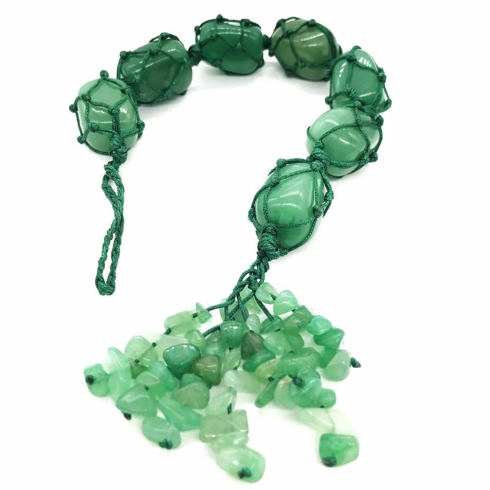 7 Chakra Natural Gemstone Tassel - Image 3