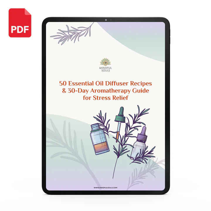 A Downloadable PDF Guide with 50 Essential Oil Diffuser Recipes & 30-Day Aromatherapy Guide for Stress Relief - Image 2