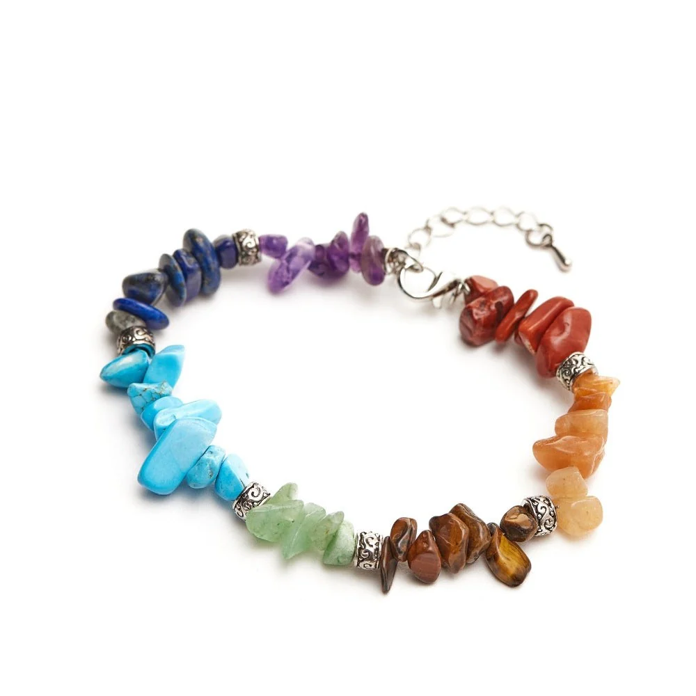 7 Chakra Gemstone Adjustable Bracelet - Image 5