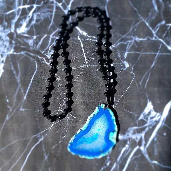 Agate Slice Necklace - Image 7