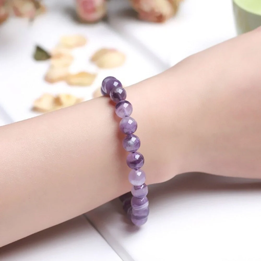 Amethyst Bead Bracelet - Image 2