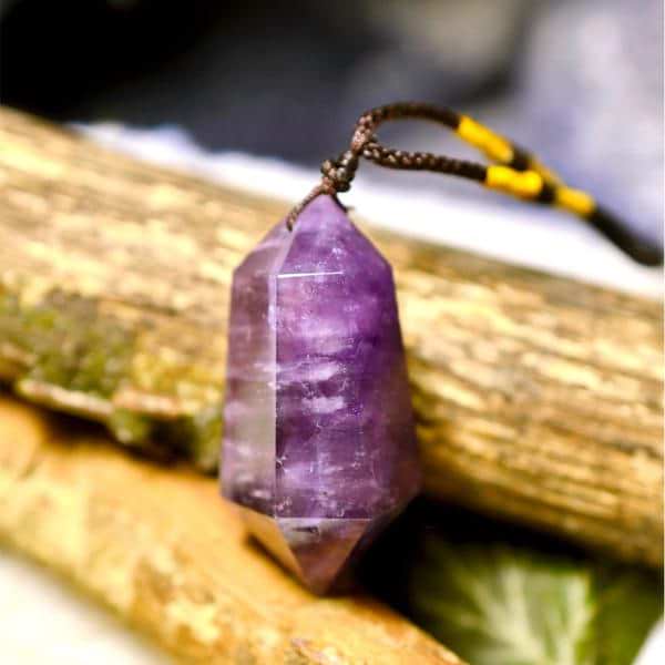 Amethyst Crystal Necklace - Image 5