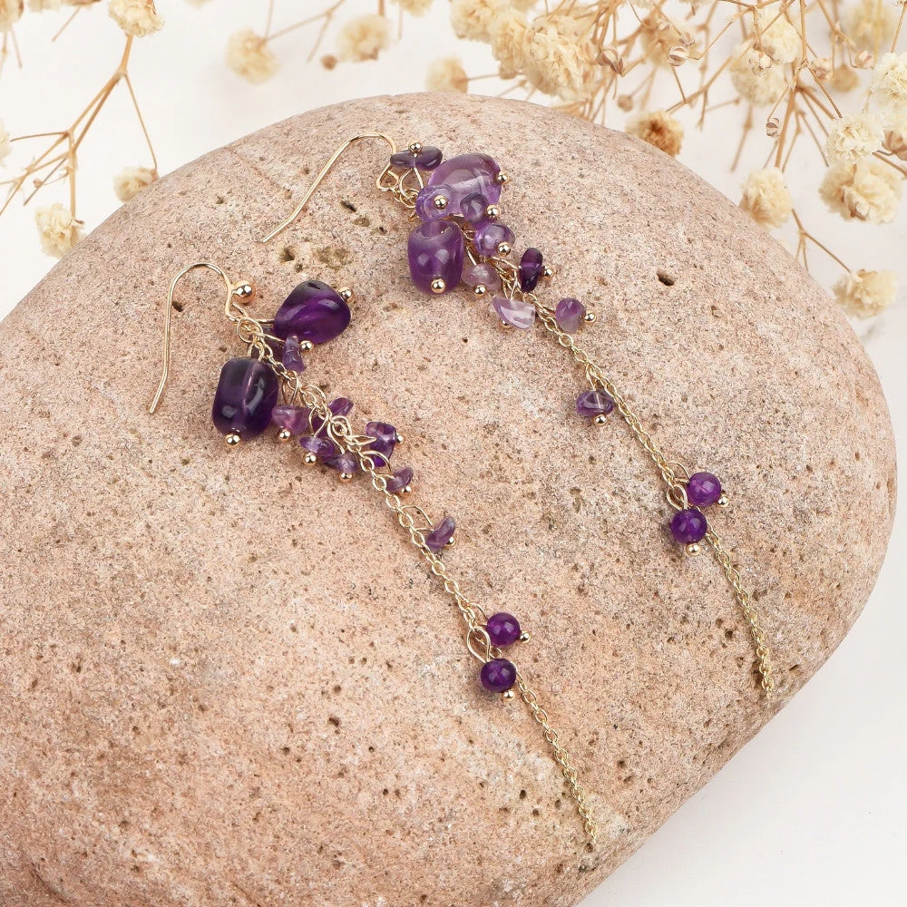 Amethyst Purple Earrings - Image 6