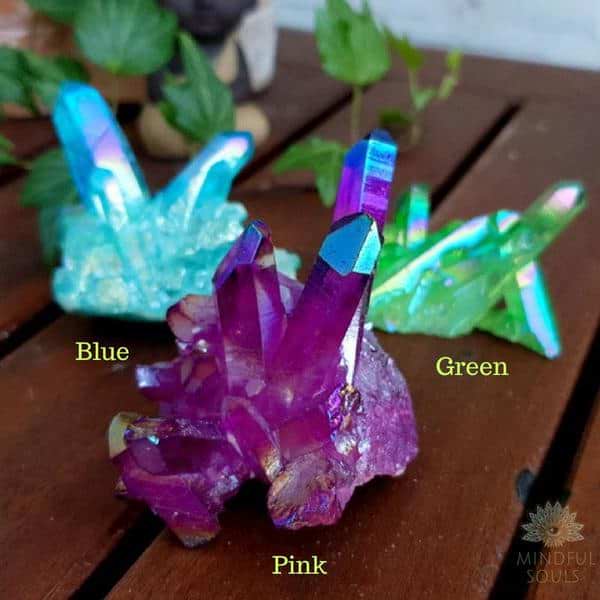 Angel Aura Quartz Crystal Cluster - Image 10