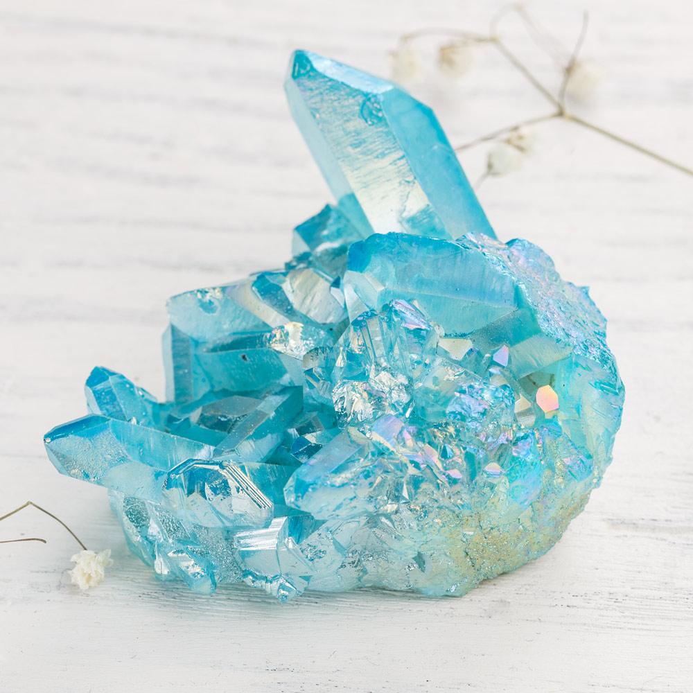 Angel Aura Quartz Crystal Cluster - Image 3