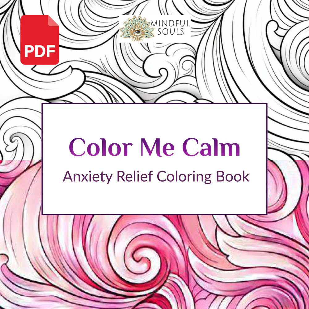 Anxiety Relief Printable Coloring eBook - Image 2