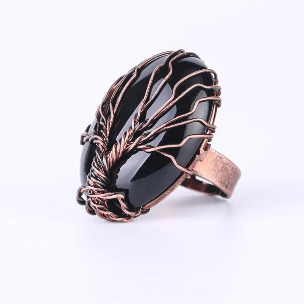Artisanal Stone Tree Ring - Image 4