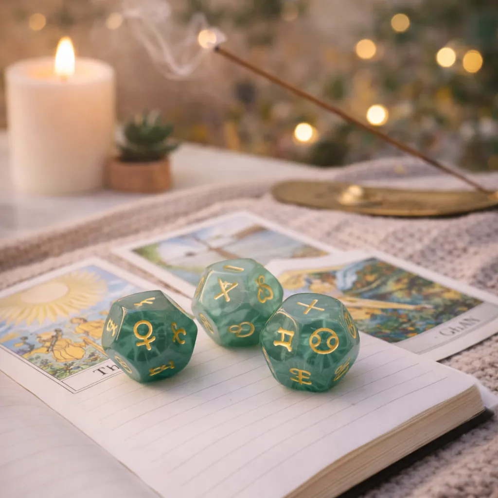 Astrological Gemstone Dice Set - Align Your Energy with Every Roll - Image 5