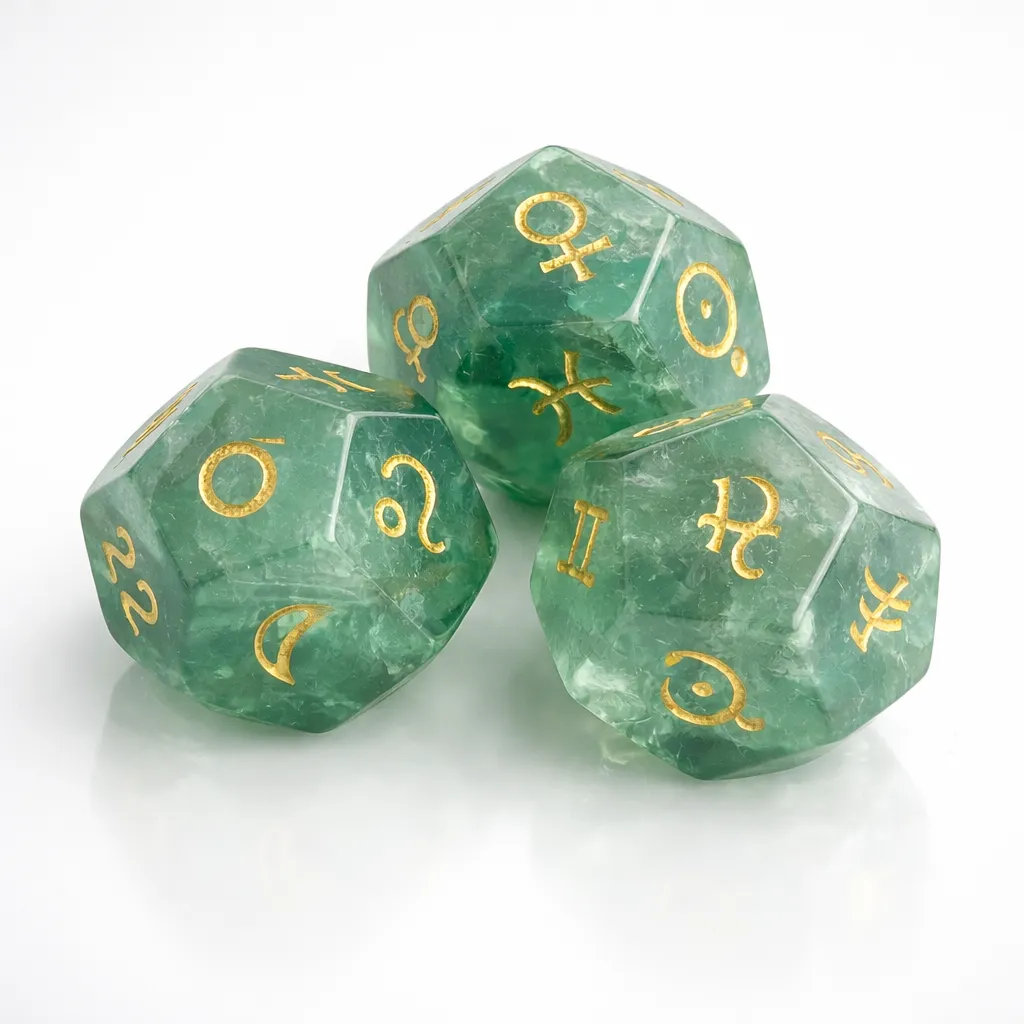 Astrological Gemstone Dice Set - Align Your Energy with Every Roll - Image 6