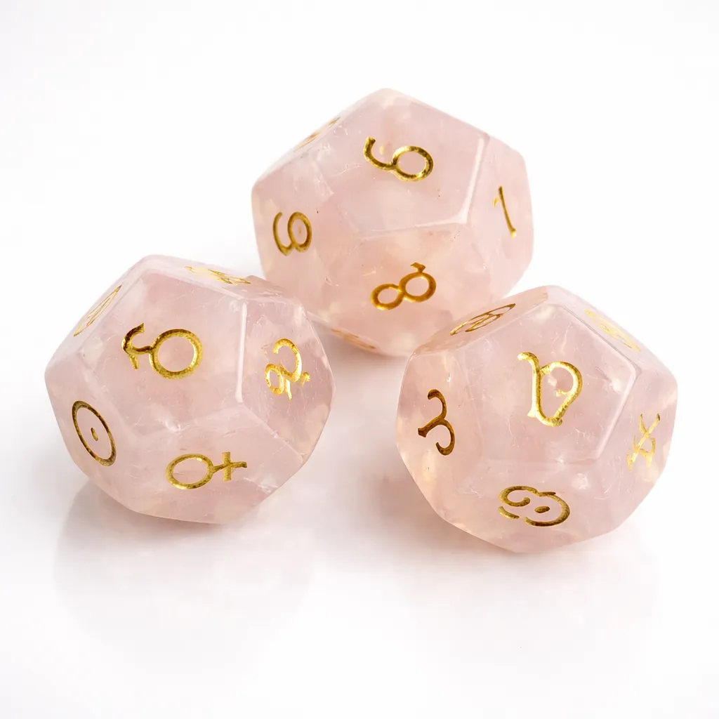 Astrological Gemstone Dice Set - Align Your Energy with Every Roll - Image 8