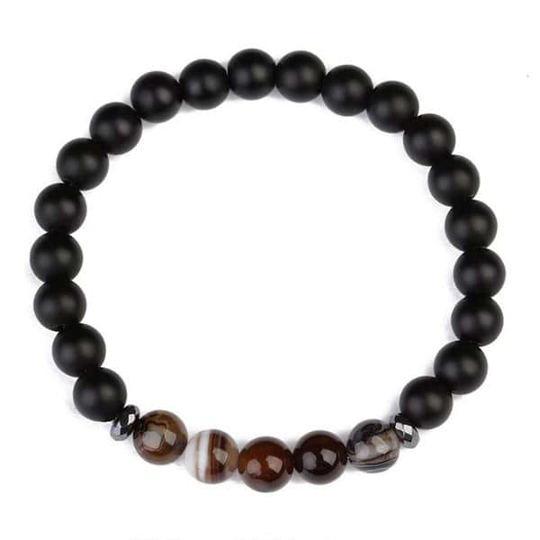 Balancing Hematite & Agate Bracelet Set - Image 5