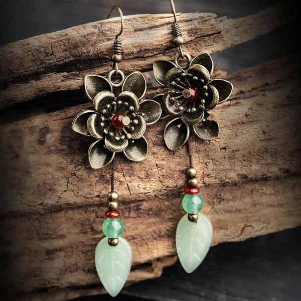 Blossom Aventurine Earrings - Image 5