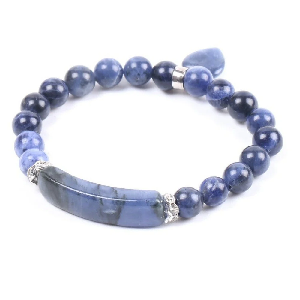 Blue Sodalite Crystal Bracelet - Image 3