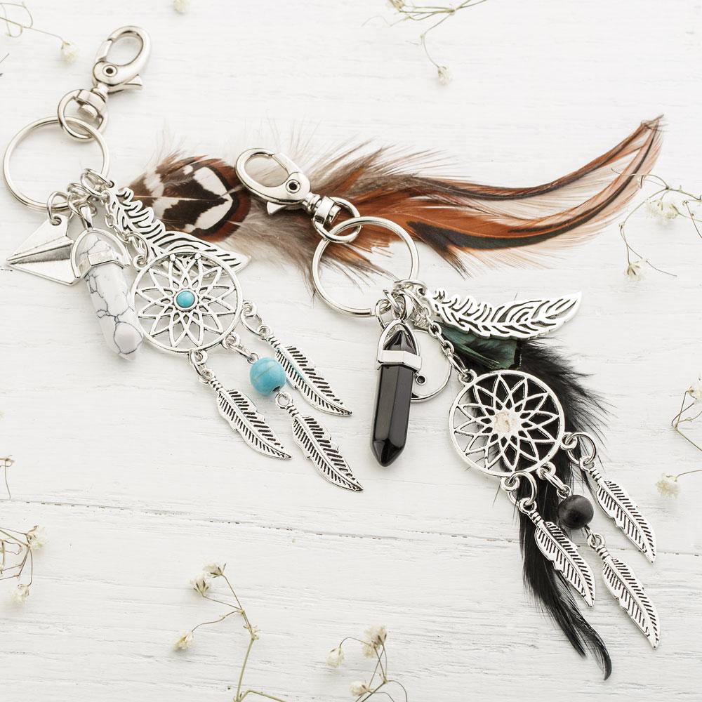 Bohemian Dreamcatcher Keychain