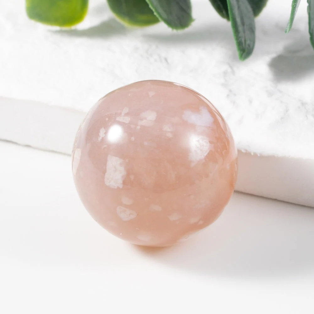 Botanic Flower Agate Crystal Sphere - Image 11