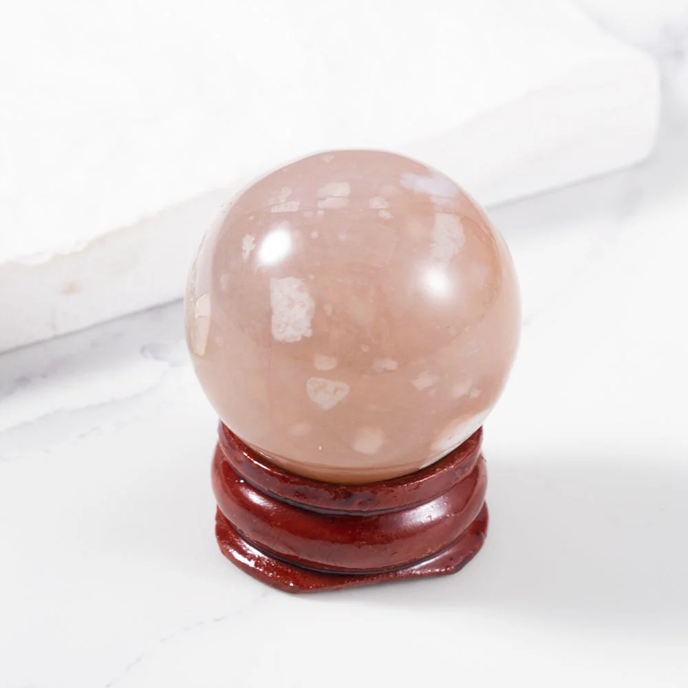 Botanic Flower Agate Crystal Sphere - Image 7