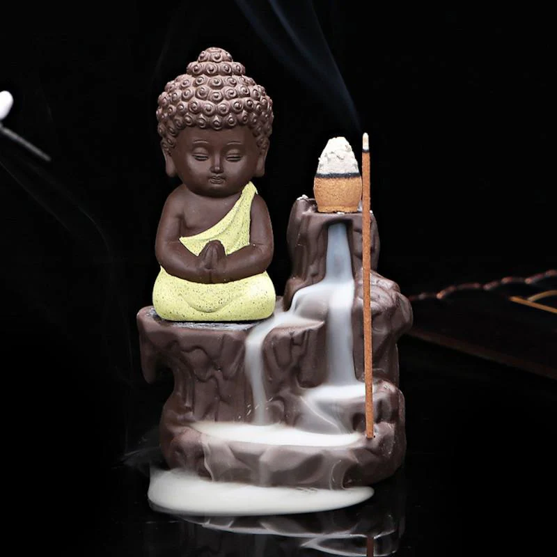 Buddha Backflow Incense Burner - Image 4