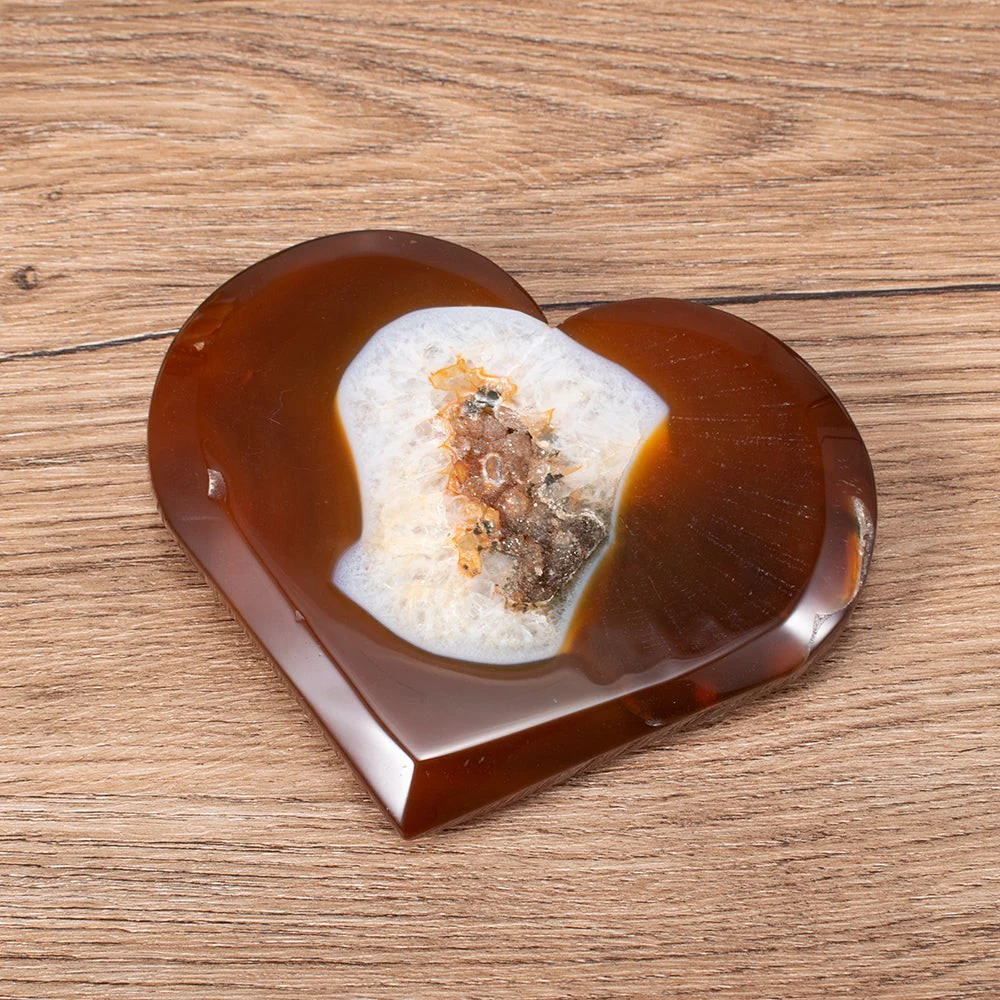 Carnelian Crystal Heart Cluster - Image 7