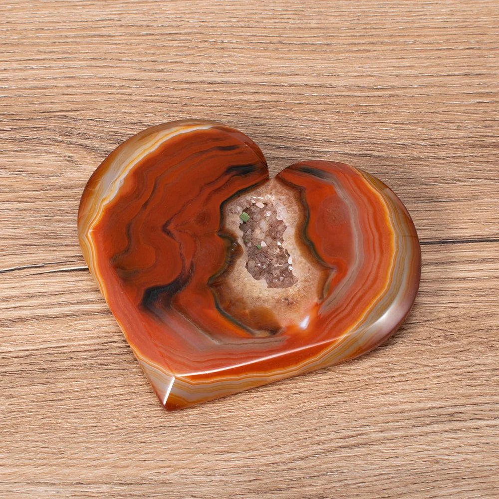 Carnelian Crystal Heart Cluster - Image 8