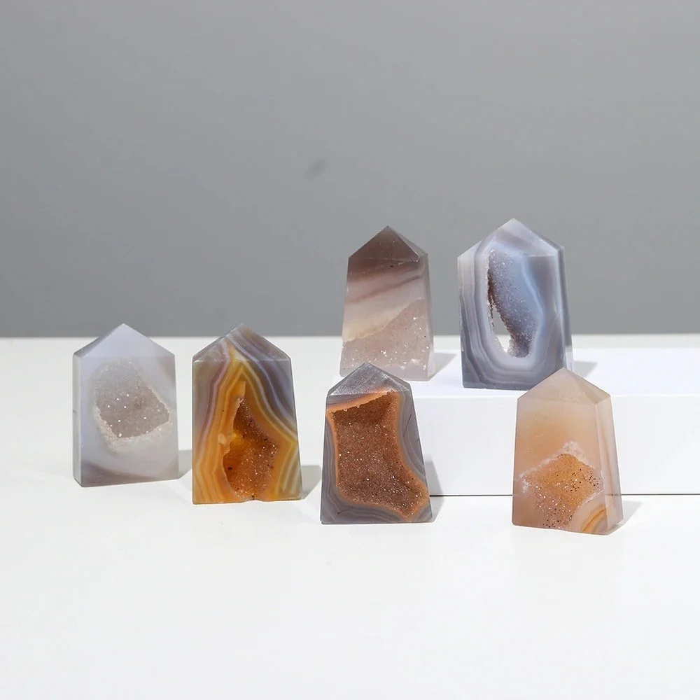 Cave Formation Agate Crystal Tower - Image 4