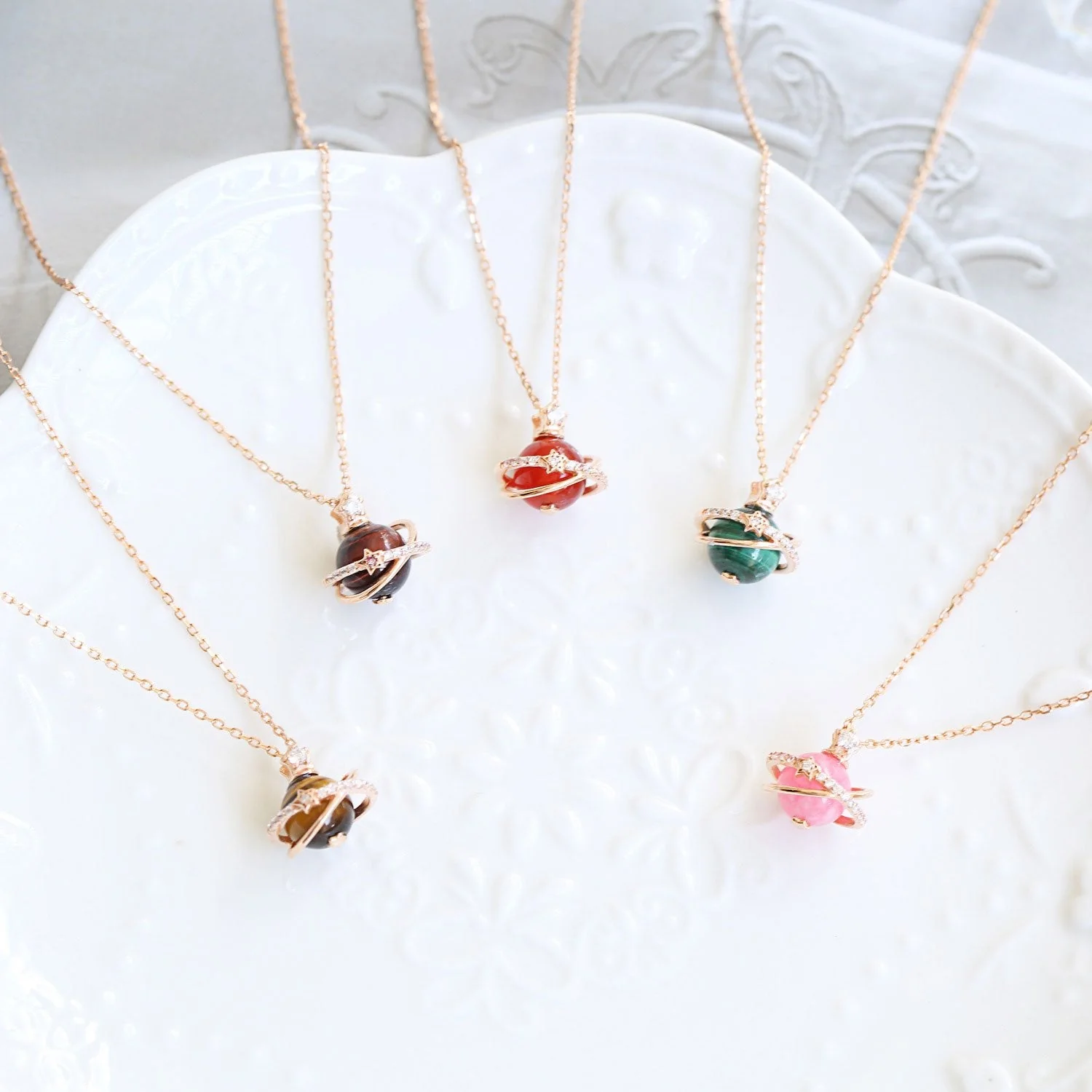 Celestial Gemstone Necklace - Image 9