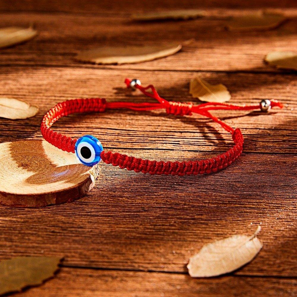 Classic Red String Evil Eye Bracelet - Image 5