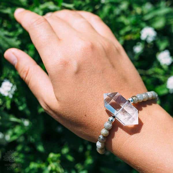 Clear Quartz Manifestation Bracelet - Image 4