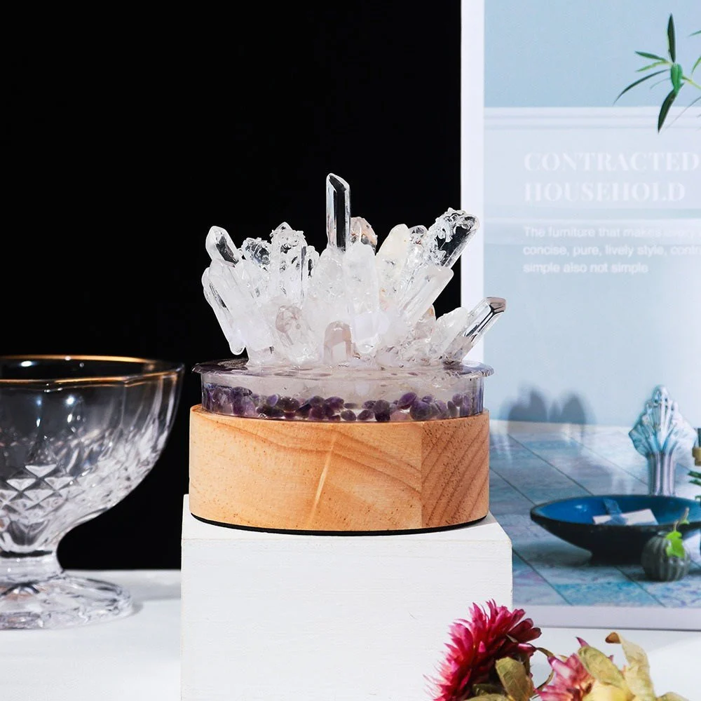 Clear Quartz Manifestation Lamp - Image 3