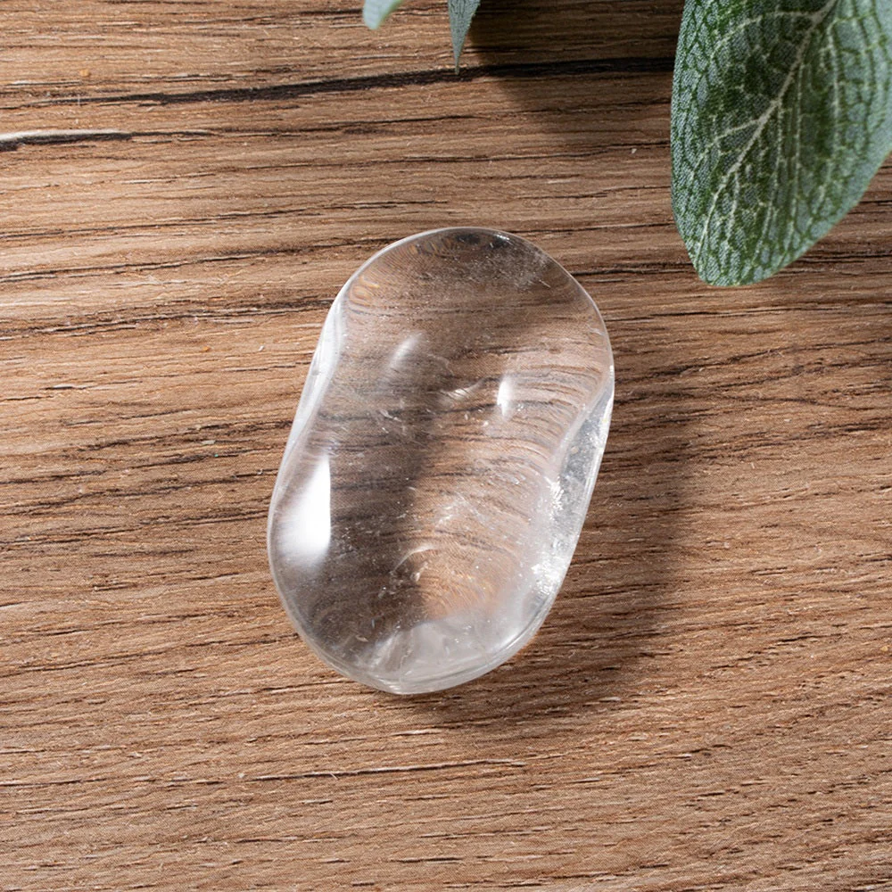 Clear Quartz Palm Stone - Image 5