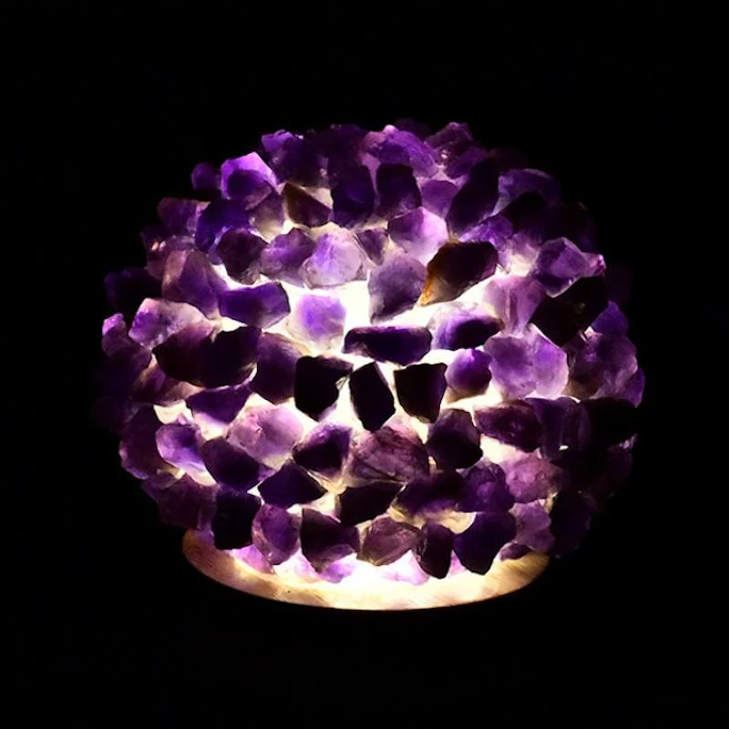 Natural Crystal Ball Lamp - Image 5