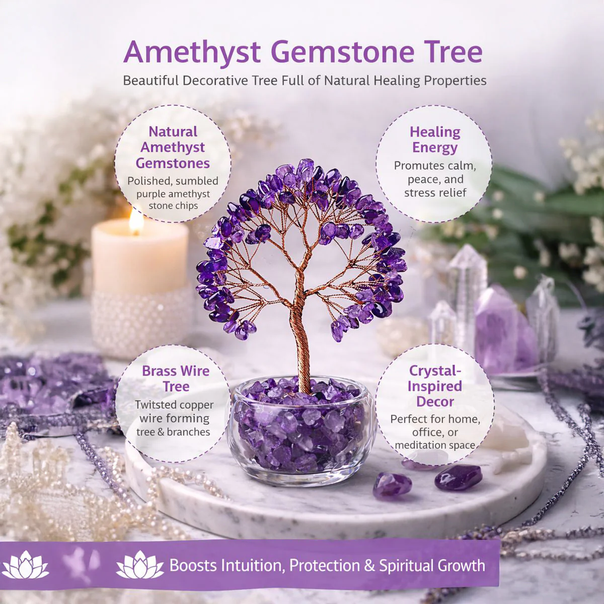 Crystal Money Tree for Abundance & Prosperity - Image 4