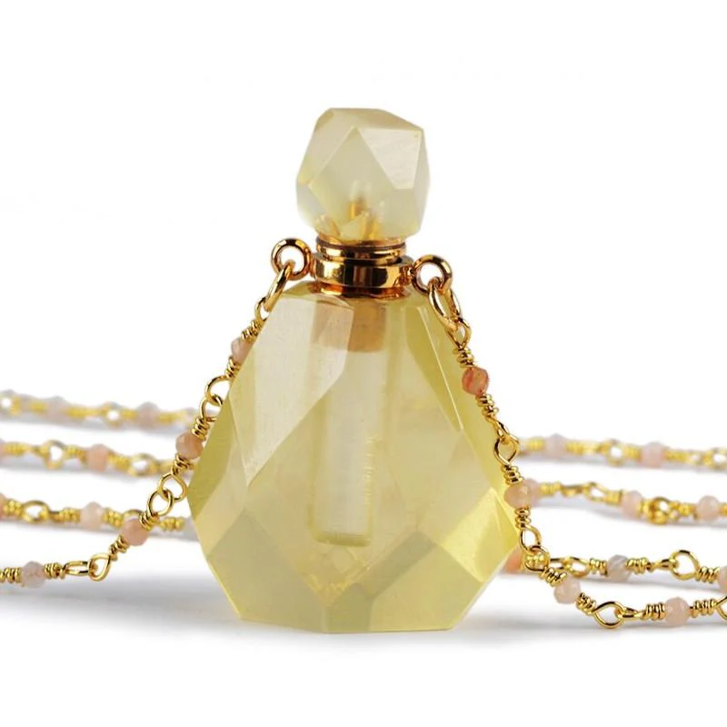 Crystal Perfume Bottle Necklace - Image 10
