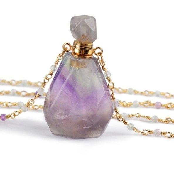 Crystal Perfume Bottle Necklace - Image 14