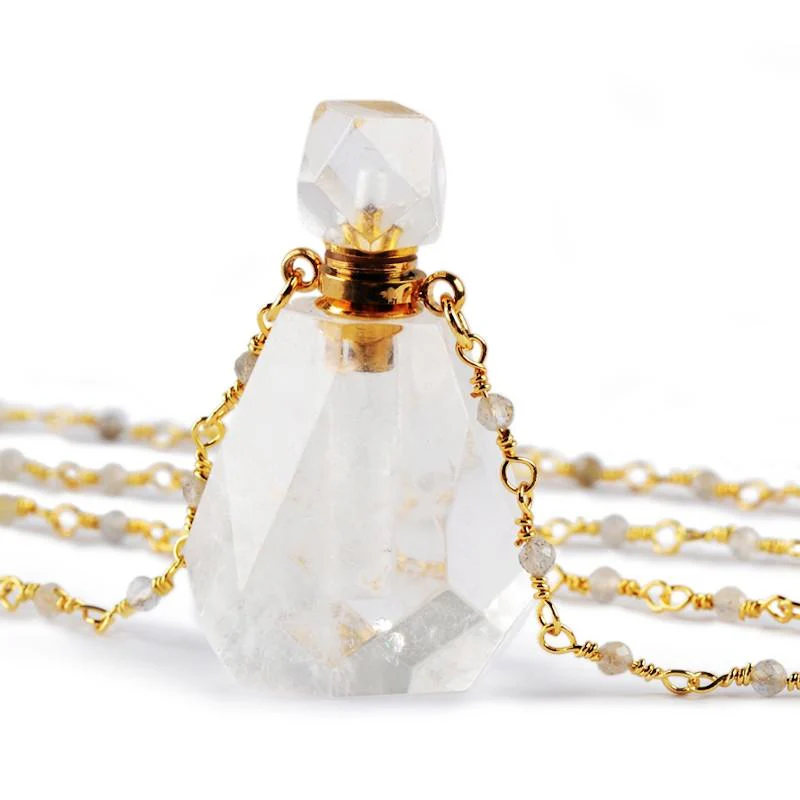 Crystal Perfume Bottle Necklace - Image 15
