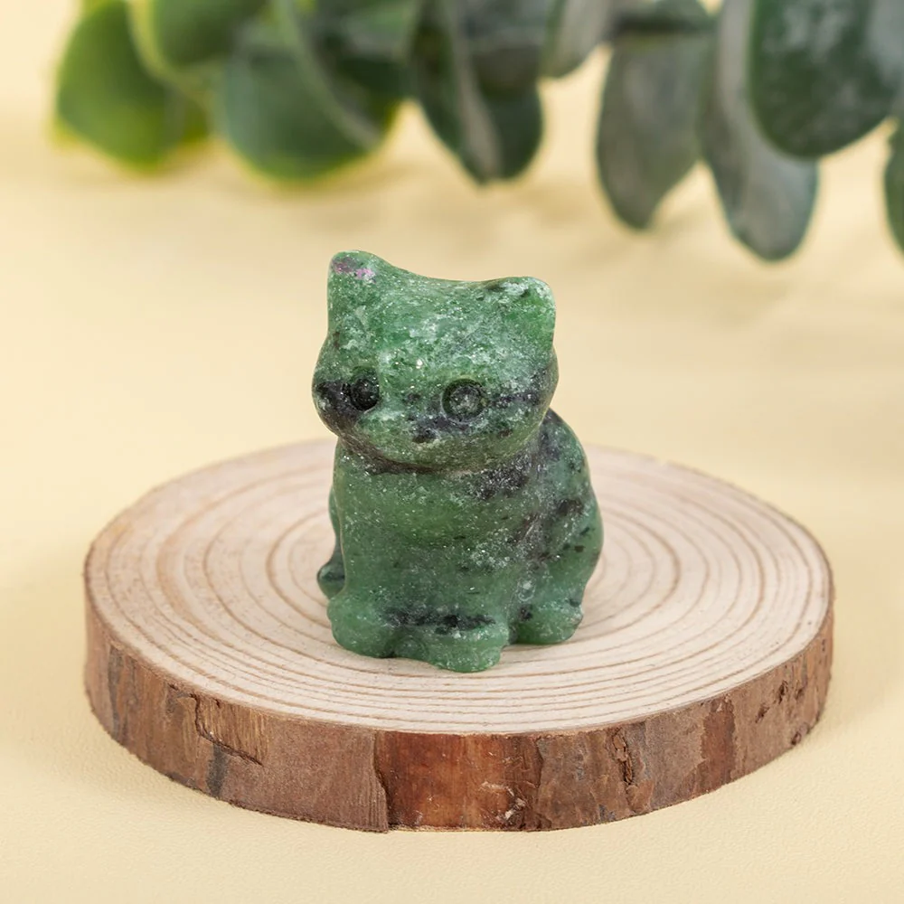 Cute Kitten Gemstone Figurine - Image 11