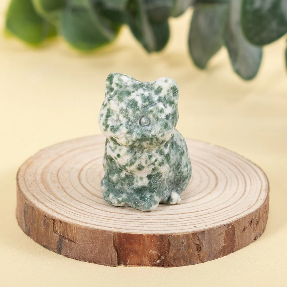 Cute Kitten Gemstone Figurine - Image 14