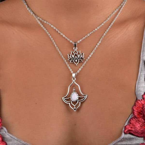Divine Awakening Lotus Necklace - Image 3