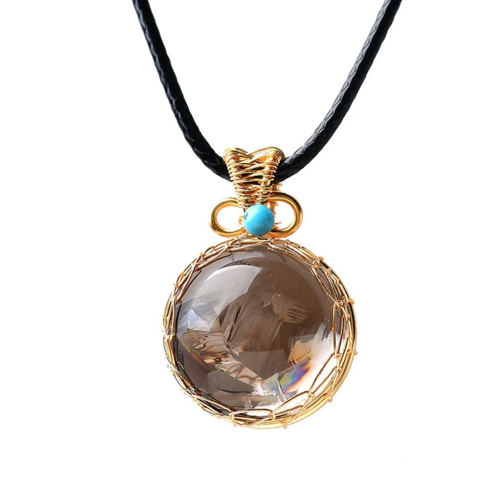 Elegant Smoky Quartz Pendant - Image 2