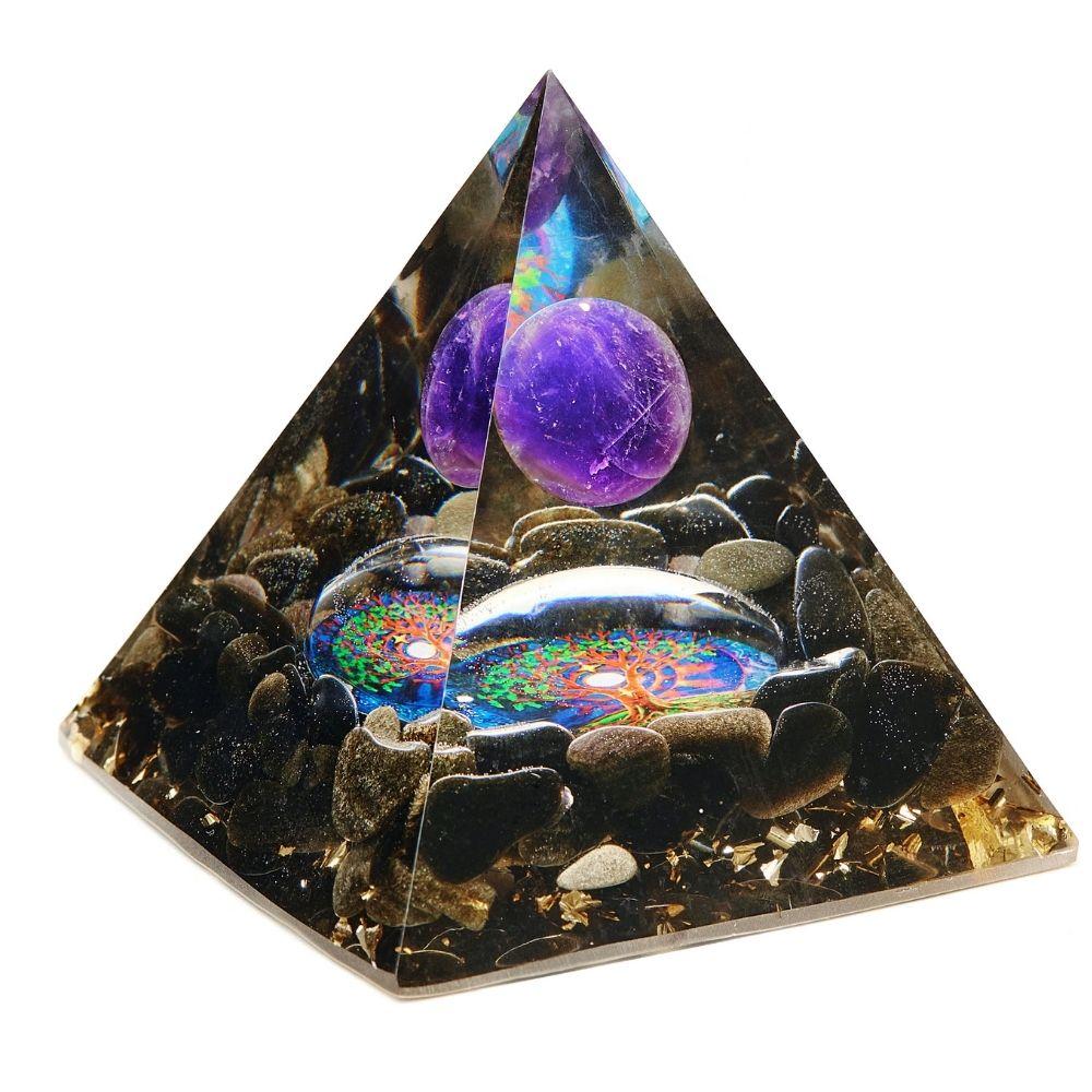 EMF Protection Galaxy Orgone Pyramid - Image 7